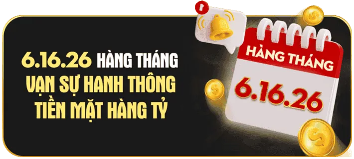 Hình ảnh các chương trình khuyến mãi và tiền thưởng tại Lucky 8, với biểu tượng tiền vàng và quà tặng
