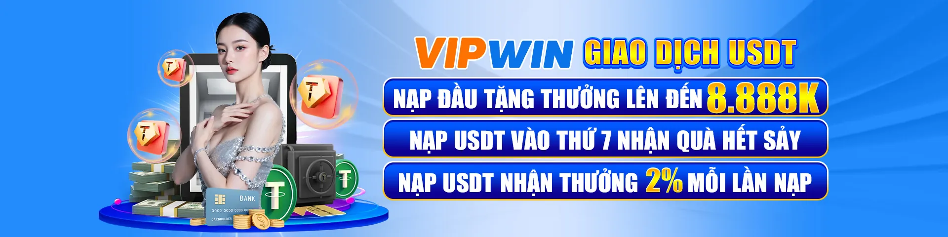 Biểu tượng các kênh thanh toán đa dạng tại Lucky 8, bao gồm chuyển khoản ngân hàng, ví điện tử và tiền điện tử.